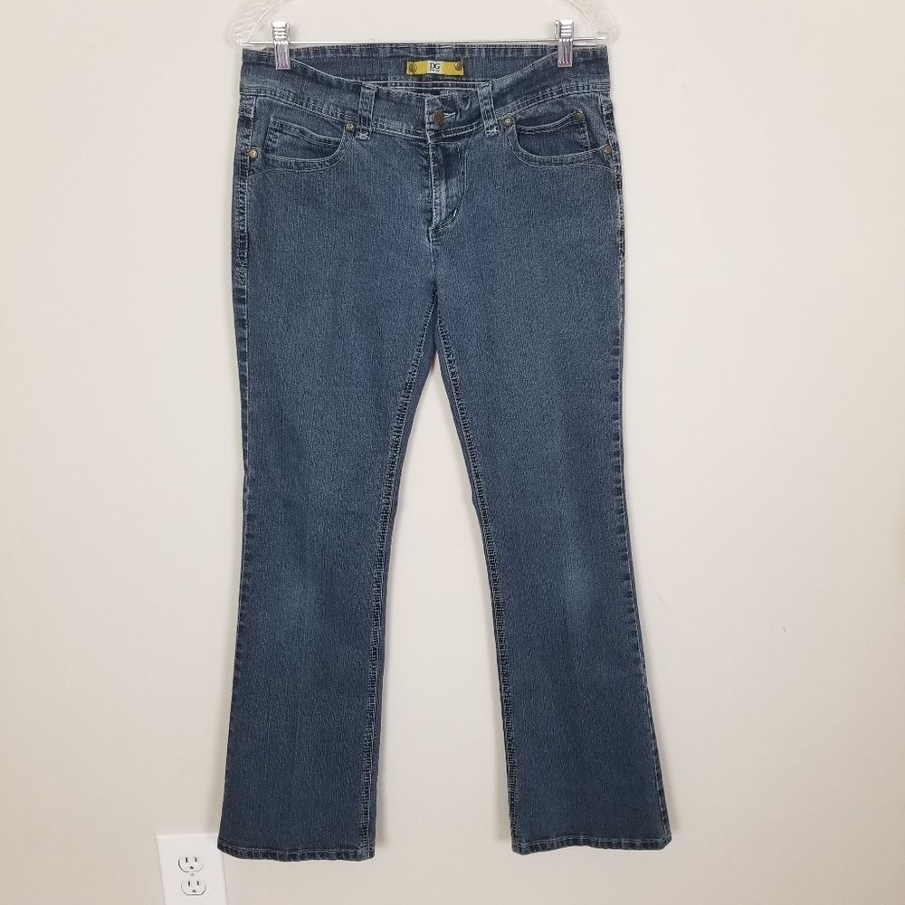 DG Drama Gold Stretchy Boot Cut Jeans 9/10